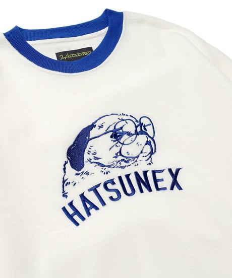 Hatsunex Embroidery Fleece（WHITE）