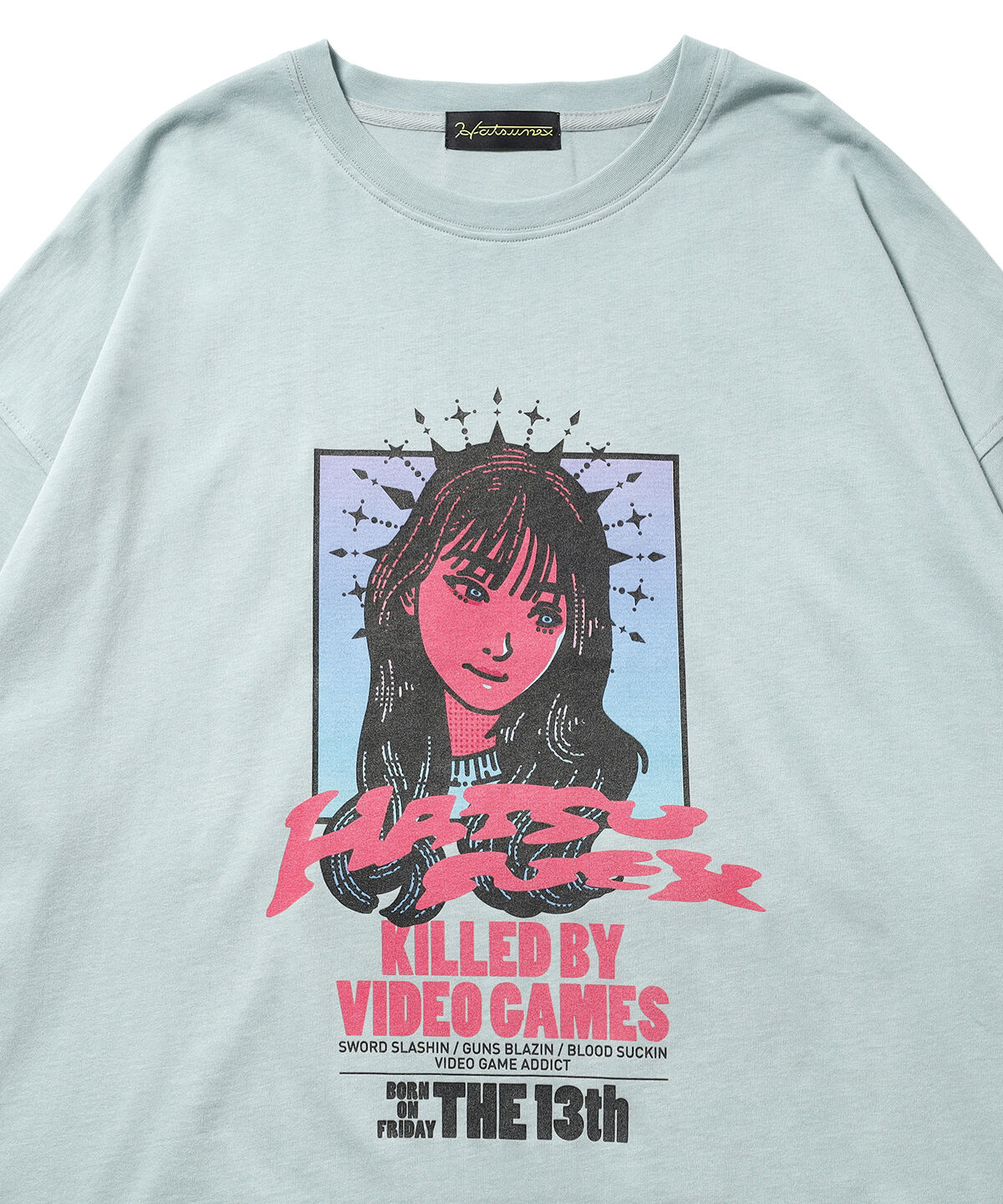 Hatsunex Loose T-Shirt（SAX BLUE） | HATSUNEXオフィシ
