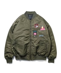Hatsunex Big MA-1 ワッペンカスタム（TYPE-B）