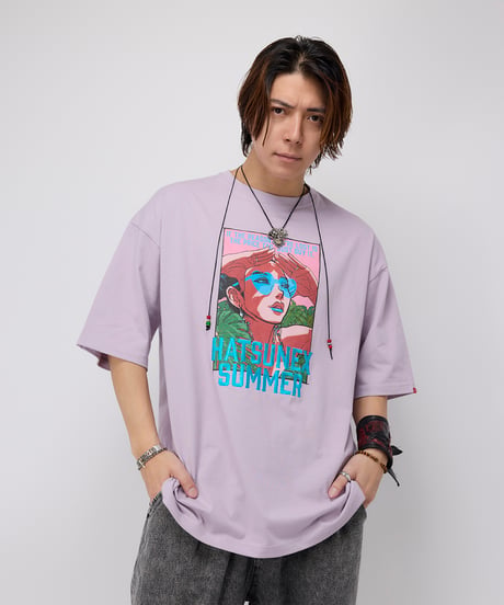 Hatsunex Summer Tシャツ（スモーキーパープル）