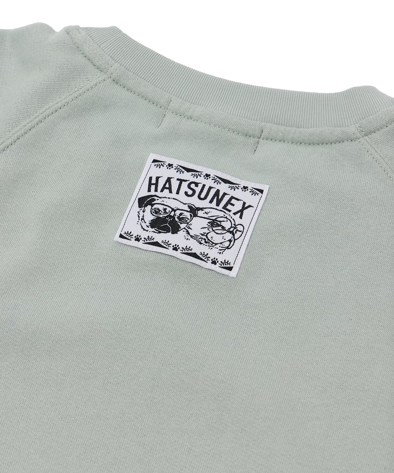 Hatsunex サガラ刺繍ライトオンススウェットTシャツ(スモーキー Hatsunex サガラ刺繍ライトオンススウェットTシャツ(スモーキー