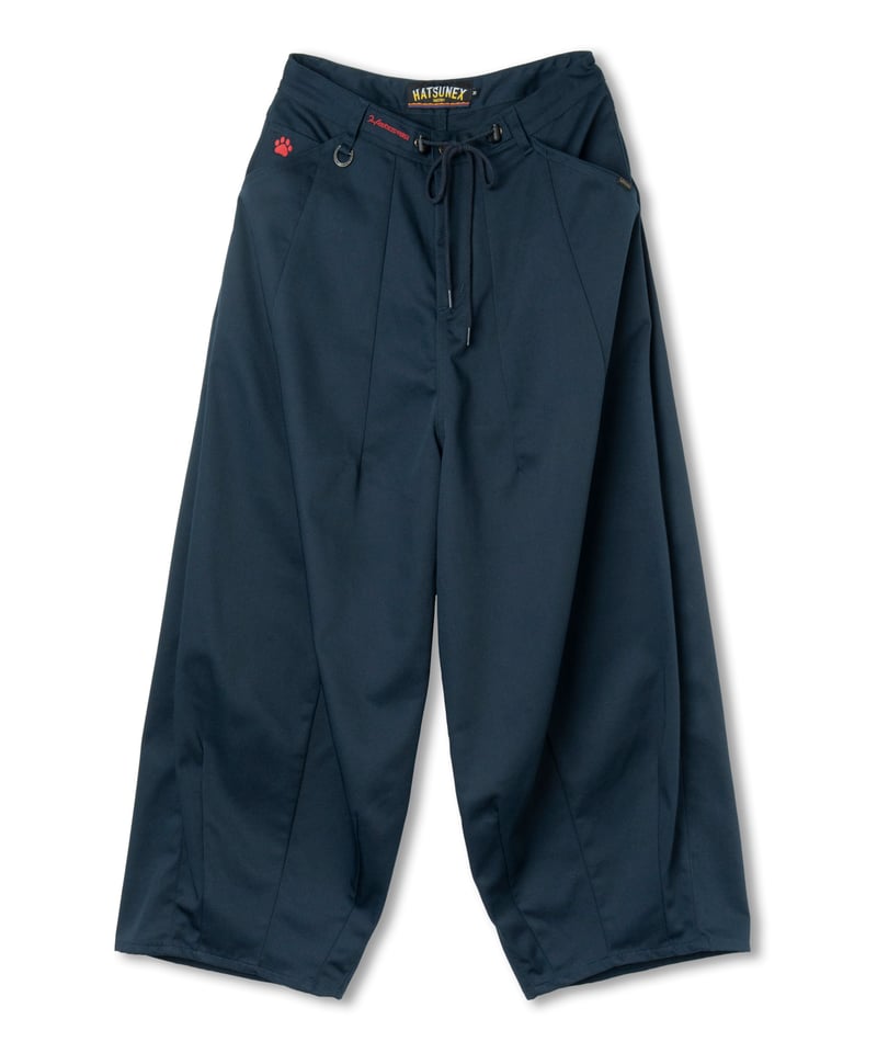 MESSAGERIE◆Made in Italy◆46◆秋冬 ネイビー　パンツ Hatsunex レクタングルツイルパンツ（ネイビー） | HATSUNEX