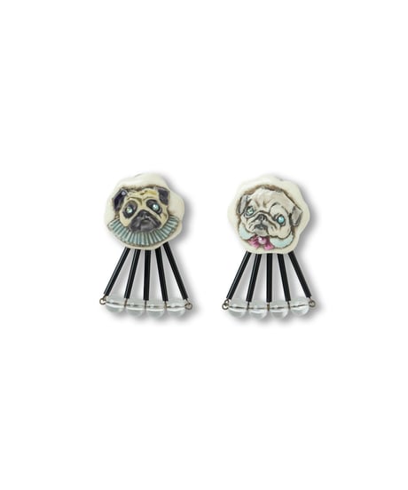 Hatsunex meets conoco "PUGSLOVE" （ピアス）