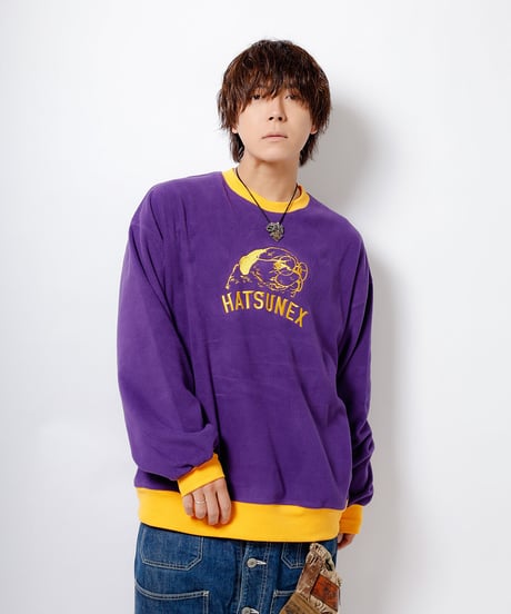 Hatsunex Embroidery Fleece（PURPLE）