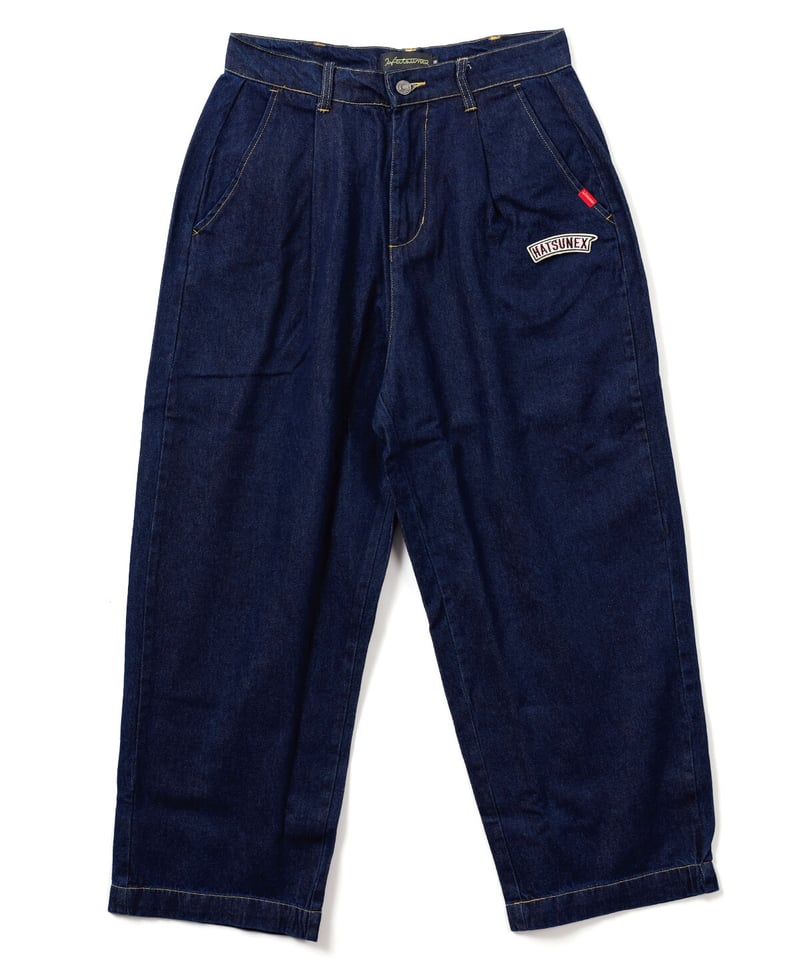Hatsunex ルーズフィットデニム【ワッペンカスタム（TYPE-B