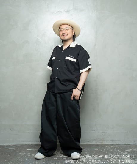 Hatsunex レクタングルツイルパンツ（ブラック）