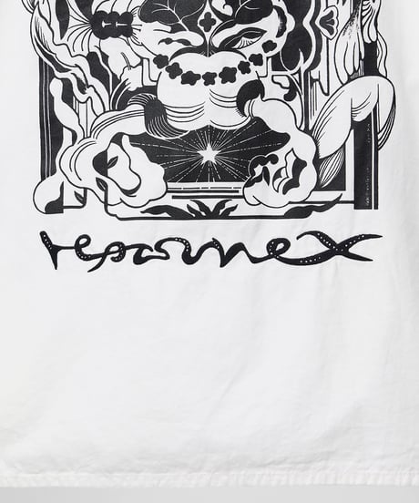 Hatsunex meets Meri Maeno "Greatful Flowers" China Shirts（White）