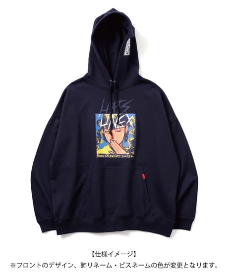 Hatsunex x SAWAMURAX “limited”コラボパーカー（NAVY）