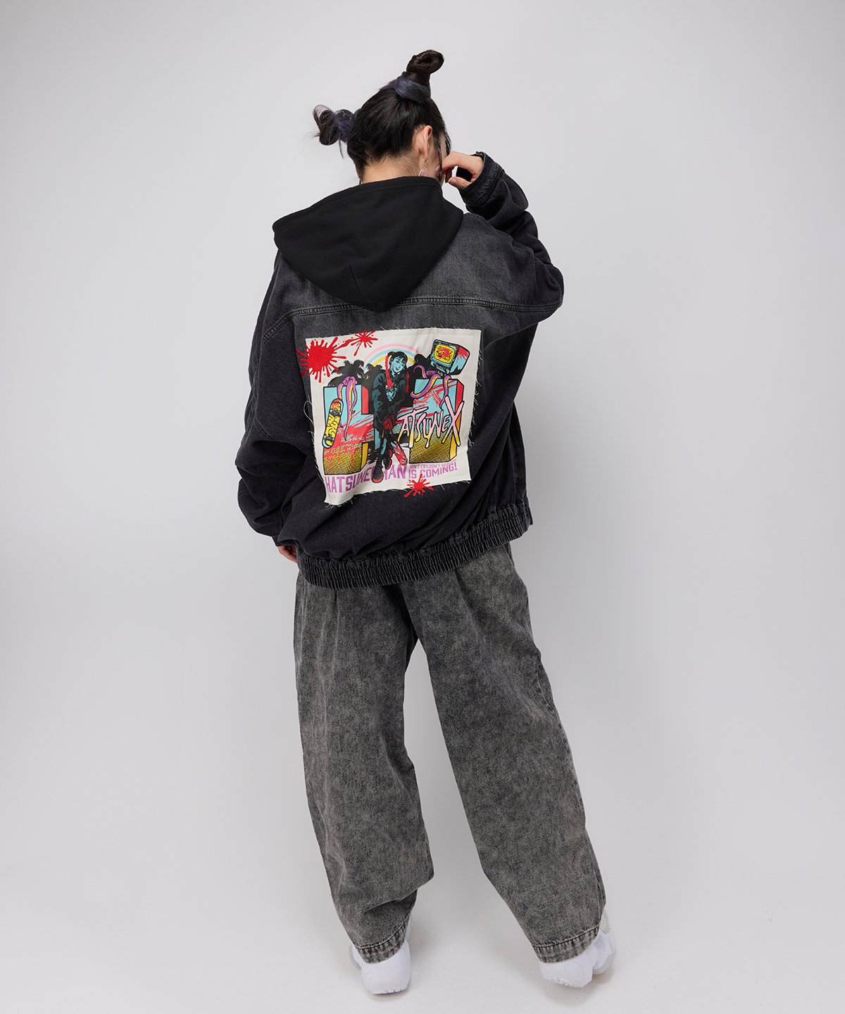 misbhv Sonic You ダメージデニムジャケット ブラック misbhv Sonic