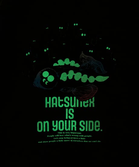 Hatsunex ABYSSAL ワイドシルエットTシャツ（オフホワイト）