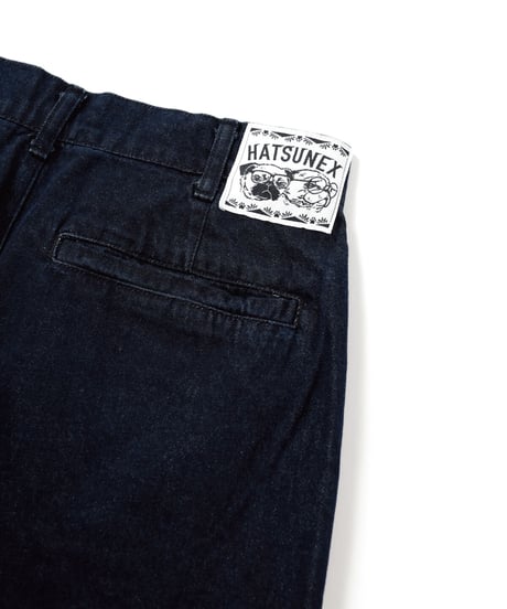 Hatsunexルーズフィットデニム（BLACK）