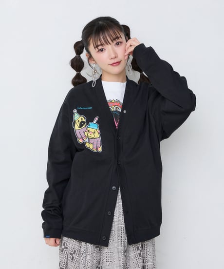 KOBUKOHA ライトカーディガン（ブラック）