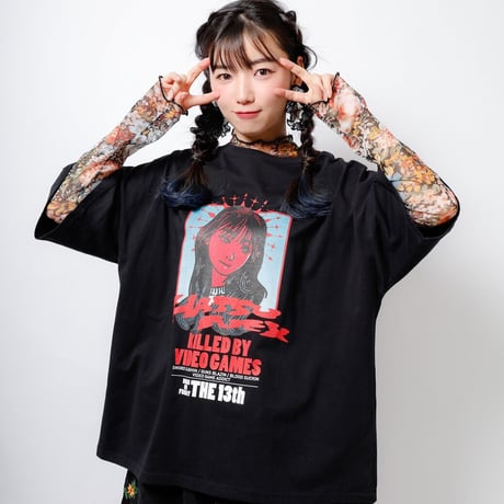Hatsunex Loose T-Shirt（BLACK）