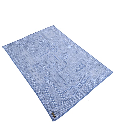 Hatsunex meets Apsu Shusei "TAIRIKUZU" MONYOU Shawl（HORIZON BLUE）