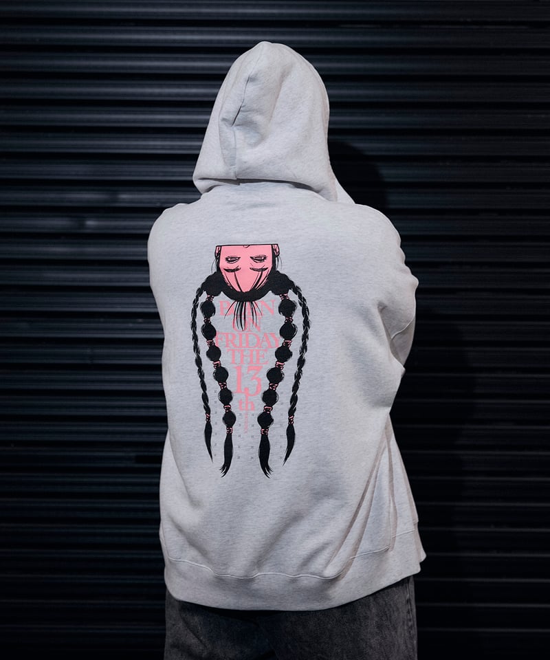 Hatsunex “MITERU” Zip upパーカー(フラミンゴアッシュ Hatsunex “MITERU” Zip upパーカー(フラミンゴアッシュ
