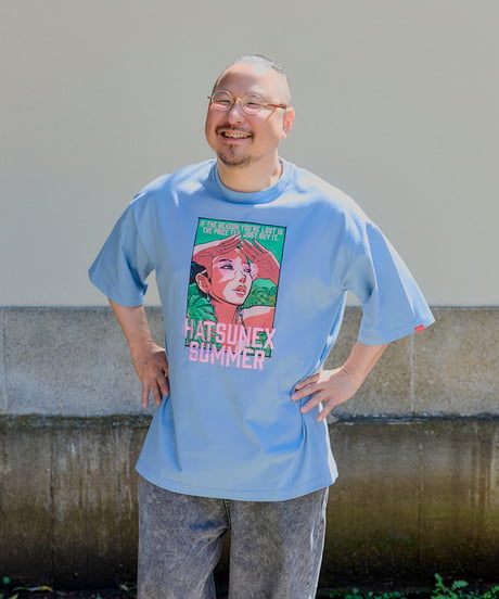 Hatsunex Summer Tシャツ（アシッドブルー）