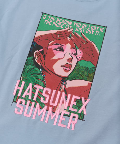 Hatsunex Summer Tシャツ（アシッドブルー）