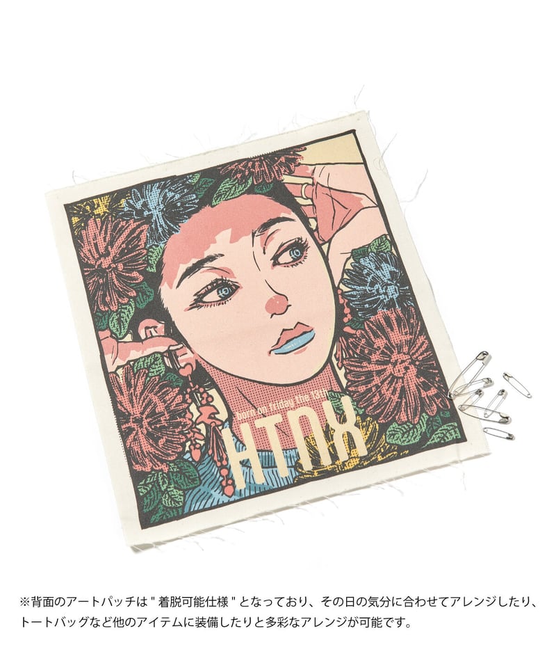 ヴィンテージ風ゴブラン織りビッグシルエットブルゾン（BLACK