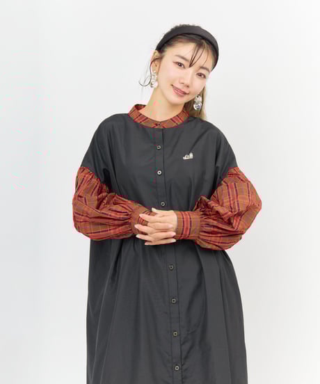LIMITEDノーカラーワンピース（RED）
