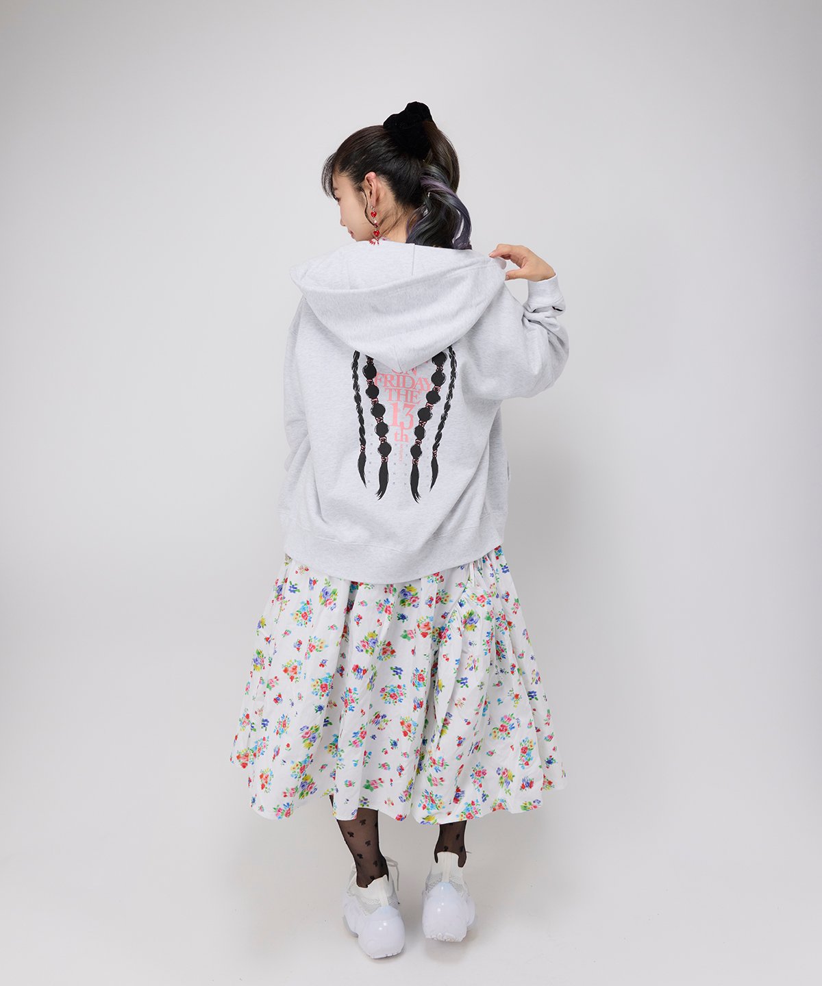 Hatsunex “MITERU” Zip upパーカー(フラミンゴアッシュ Hatsunex “MITERU” Zip upパーカー(フラミンゴアッシュ