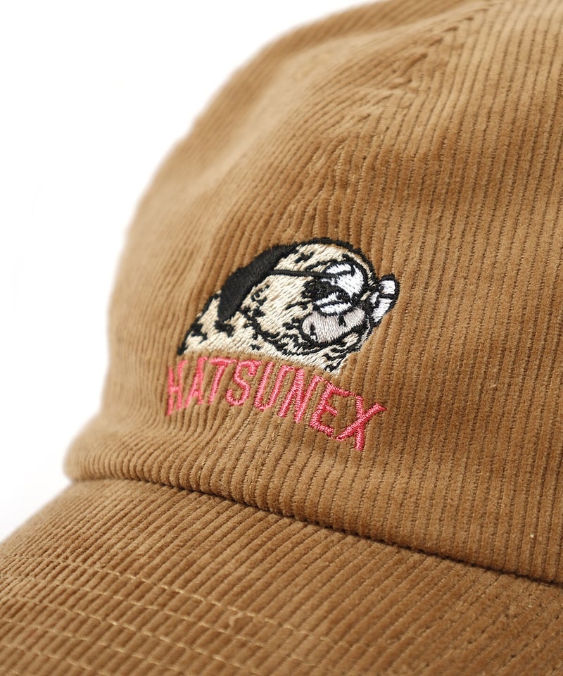 Hatsunex コーデュロイ KOBUSHI キャップ(キャメル Hatsunex コーデュロイ KOBUSHI キャップ(キャメル