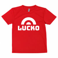 【LUCKO ドライTシャツ】レッド