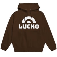 LUCKO プルオーバーパーカー ブラウン