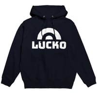 LUCKO 裏起毛パーカー ネイビー
