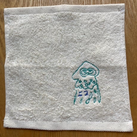 オリジナルイラスト　刺繍タオル (刺繍レベル1)