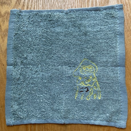オリジナルイラスト　刺繍タオル (刺繍レベル1)