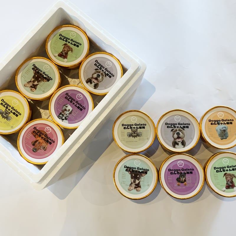 Doggo Gelatoわんちゃん専用 猫ちゃん ジェラート 4種類6個入り 農林