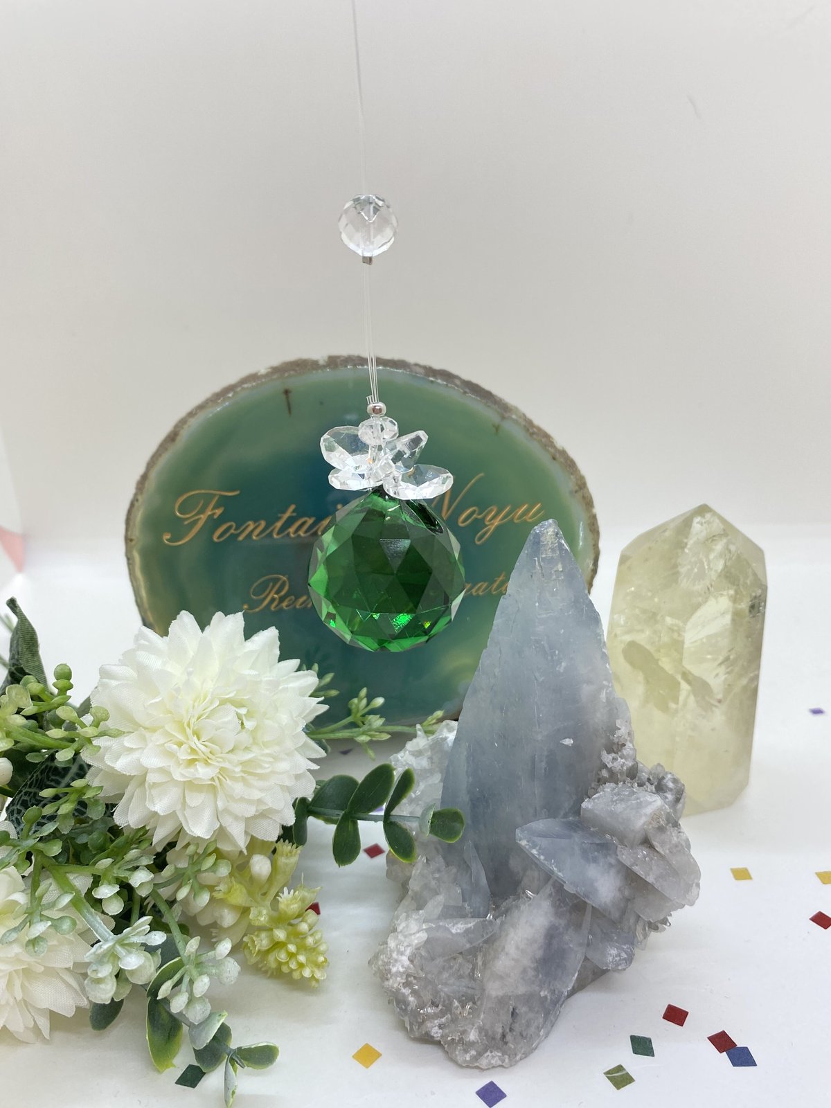 訳あり♡エメラルドグリーン✩.*˚サンキャッチャー 訳あり♡エメラルドグリーン✩.*˚サンキャッチャー