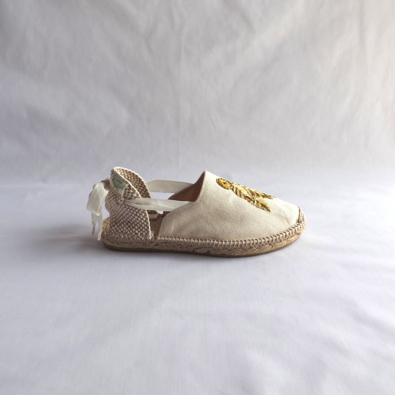 Sablon - ivory - Embroidery by machine(機械刺繍) |