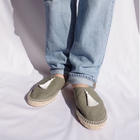 Babouche - moss green