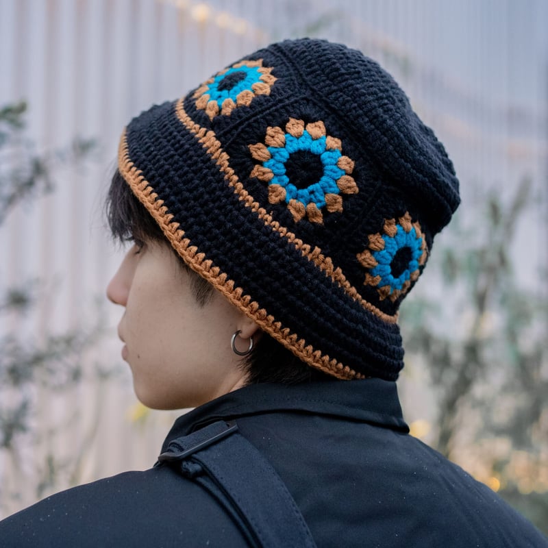 Flower Crusher Knit Hat | PIEAL