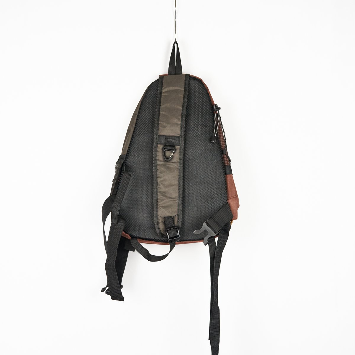 One Shoulder Nylon Bi-Color Bag | PIEAL