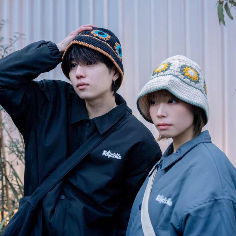 Flower Crusher Knit Hat | PIEAL