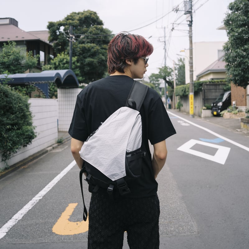 ONE BALL JAY ワンボールジェイ　バックパック　使用回数少ない美品 One Shoulder Nylon Bi-color Bag | PIEAL