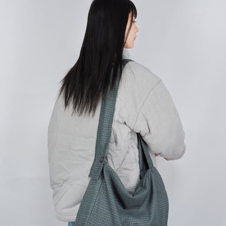 Dusty Houndstooth Messenger Bag
