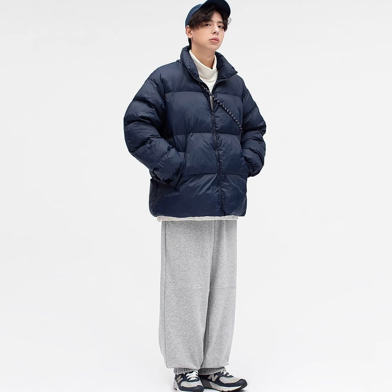 Oversized Solid Down Jacket | PIEAL Oversized Solid Down Jacket | PIEAL