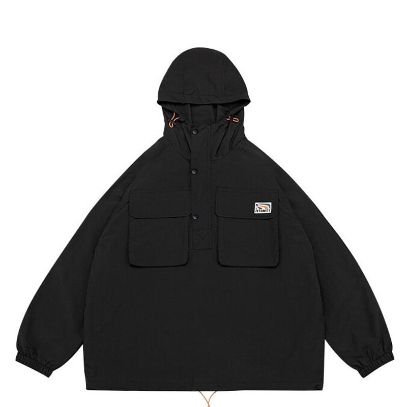 Oversized Vintage Anorak Hoodie | PIEAL Oversized Vintage Anorak Hoodie | PIEAL