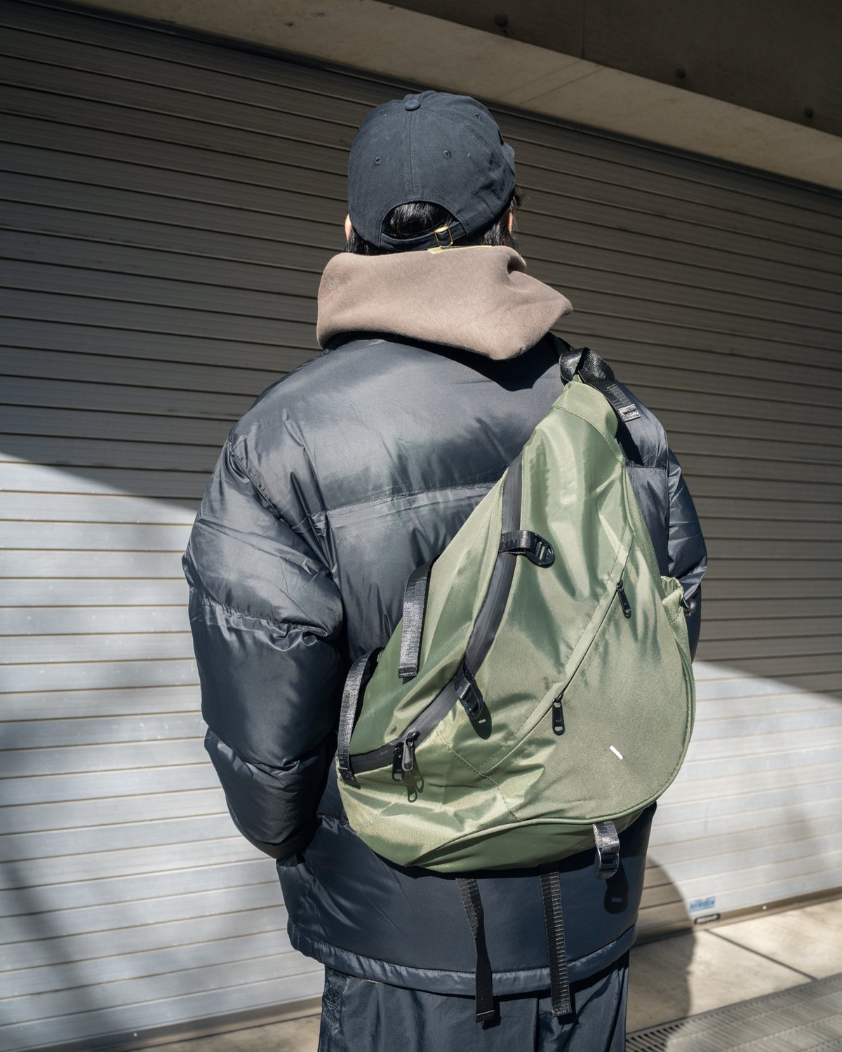 One Shoulder Nylon Tech Bag | PIEAL