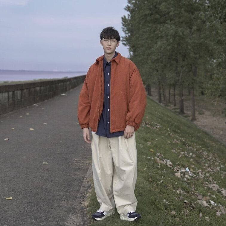 Corduroy Oversize Blouson | PIEAL