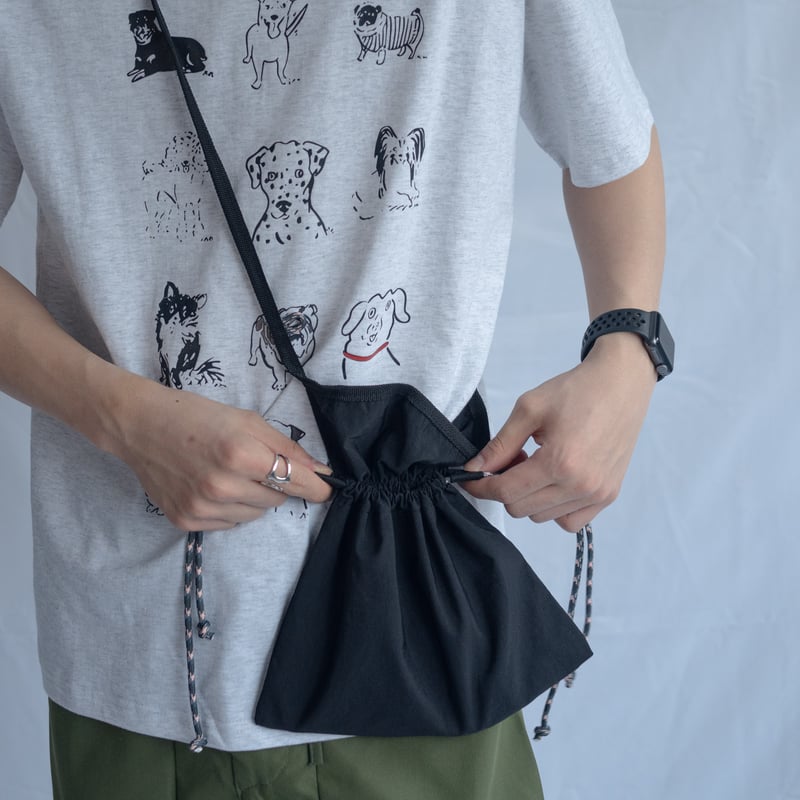 Kinchaku Drawstring Mini Pochette | PIEAL