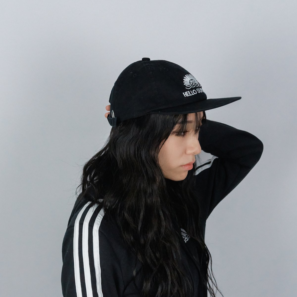 Hello Sunrise キャップ グレー Hello Sunrise グレーキャップ グレー（灰色）系 Hello Sunrise