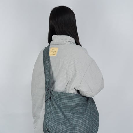 Dusty Houndstooth Messenger Bag