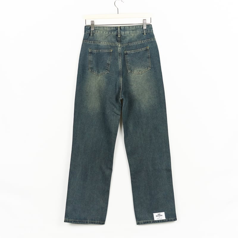 Stone Wash Straight Denim | PIEAL Stone Wash Straight Denim | PIEAL