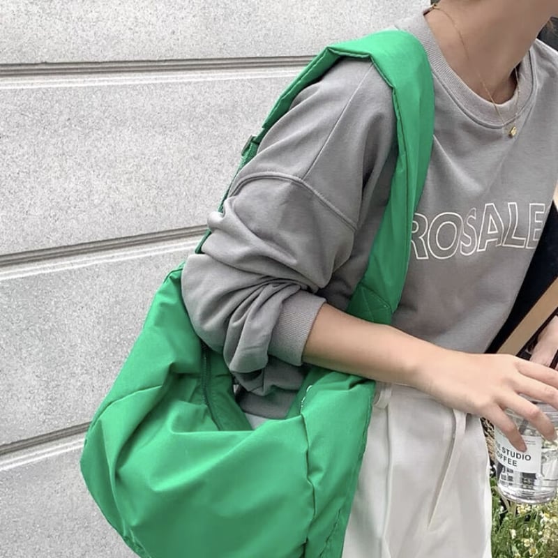 Twill Rectangle Messenger Bag | PIEAL