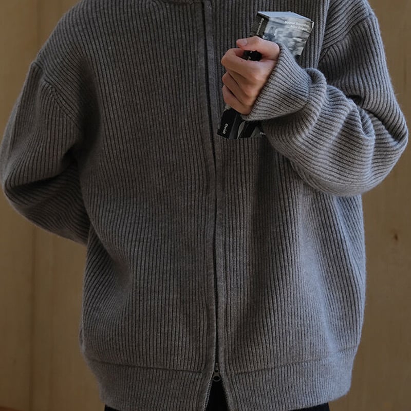 VICTIM LOW GAUGE KNIT セーター M/L グレー Low Gauge Volume Drivers Knit | PIEAL