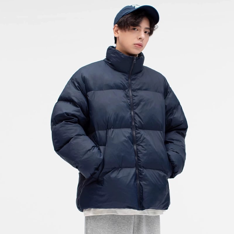 Oversized Solid Down Jacket | PIEAL Oversized Solid Down Jacket | PIEAL